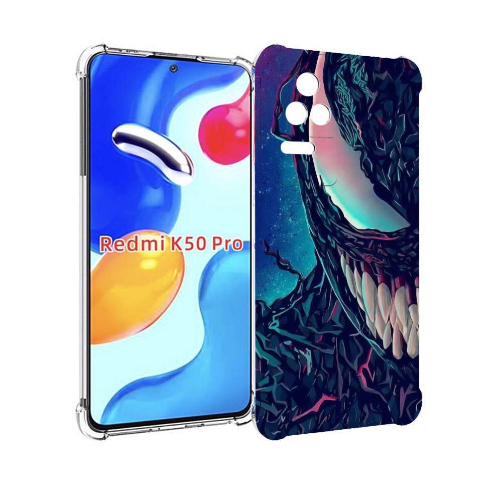 

Чехол MyPads полу веном для Xiaomi Redmi K50 / K50 Pro, Прозрачный, Tocco