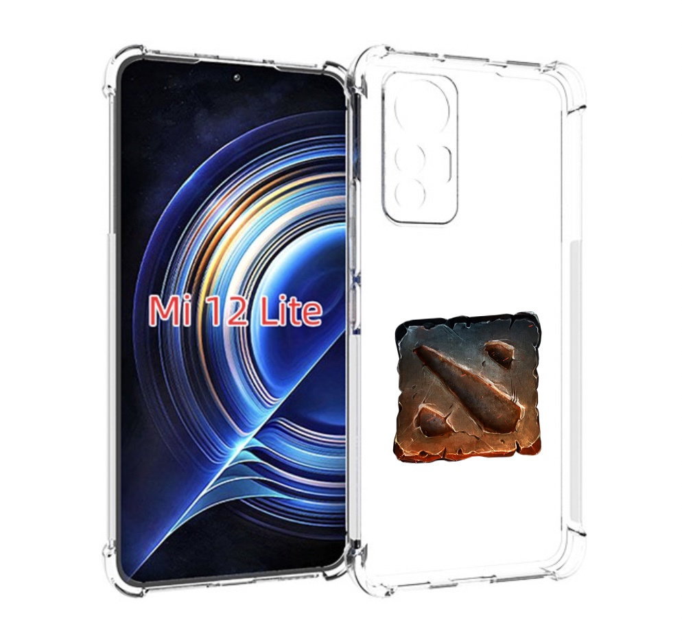 

Чехол MyPads dota 2 логотип 2 для Xiaomi 12 Lite, Прозрачный, Tocco