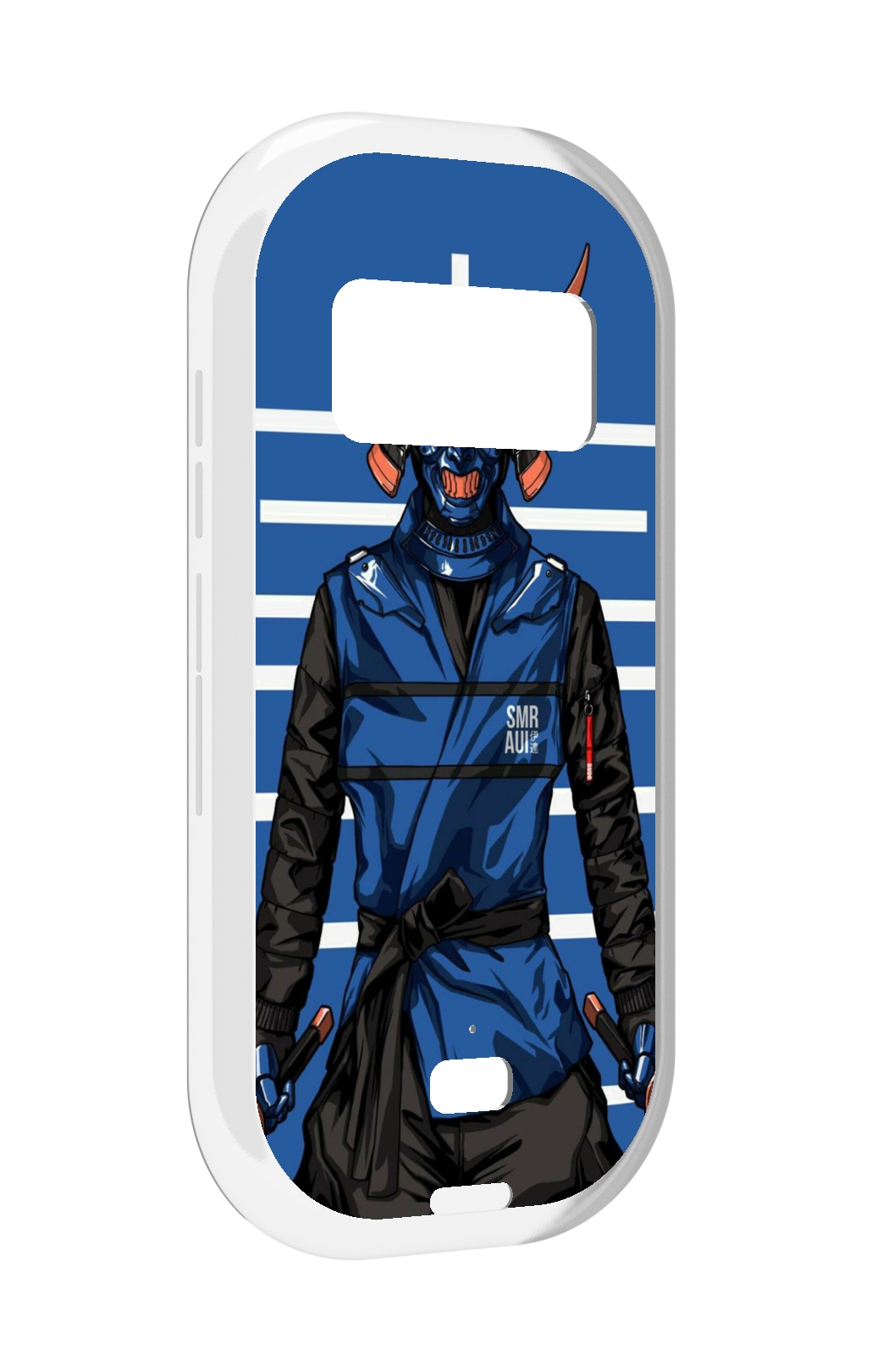 

Чехол MyPads самурай в синей форме для UleFone Armor 15, Прозрачный, Tocco
