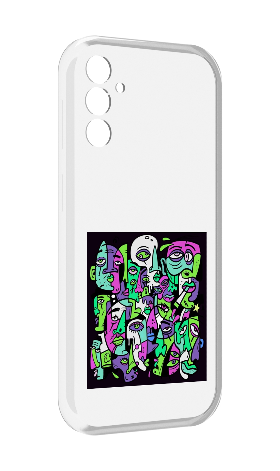 

Чехол MyPads Кривой эфир ATL для Samsung Galaxy M13, Прозрачный, Tocco