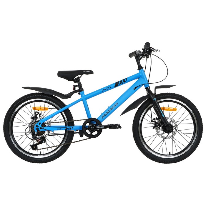 

Велосипед 20" Progress Indy MD RUS, цвет синий неон, размер 10.5", Голубой;черный, Indy MD RUS