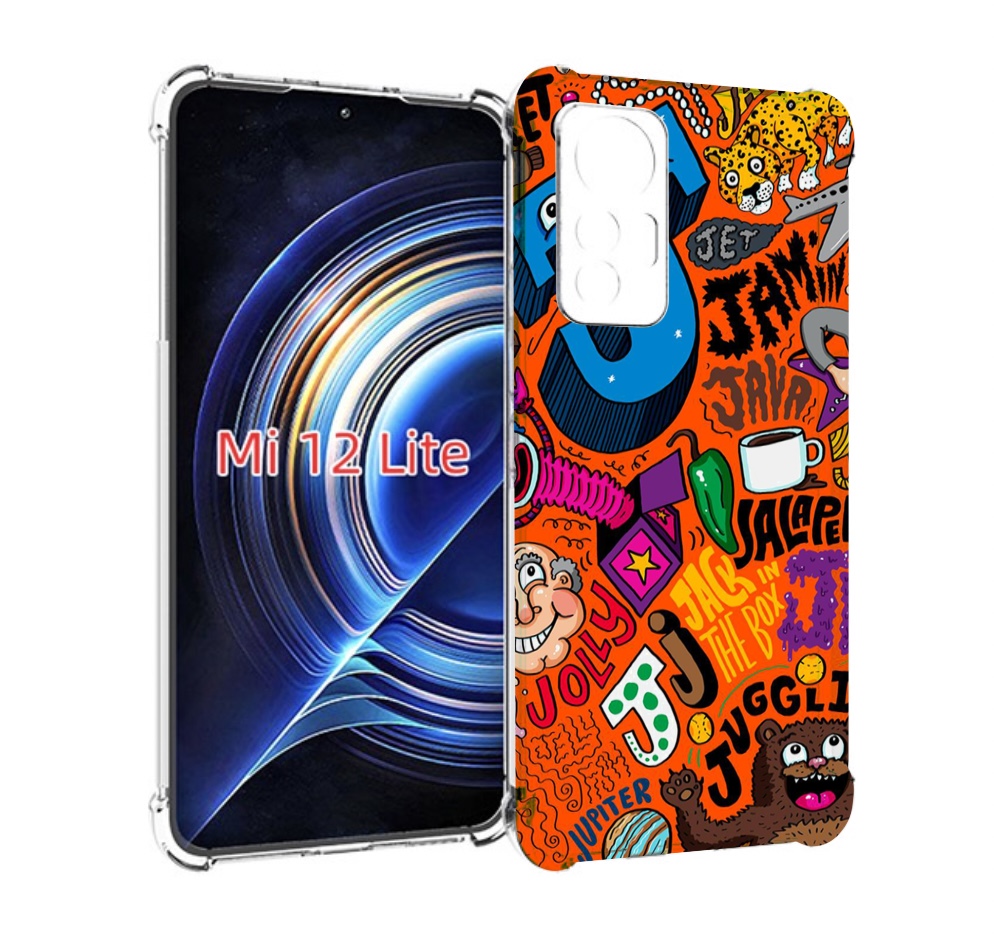 

Чехол MyPads funky-decor для Xiaomi 12 Lite, Прозрачный, Tocco
