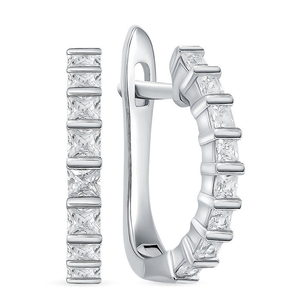 

Серьги из серебра 585Gold 702009779, фианит, 702009779