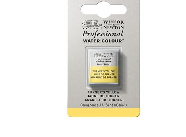 фото Акварель winsor&newton professional в кювете желтый тернер