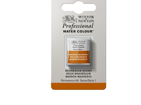 фото Акварель winsor&newton professional в кювете марганец коричневый