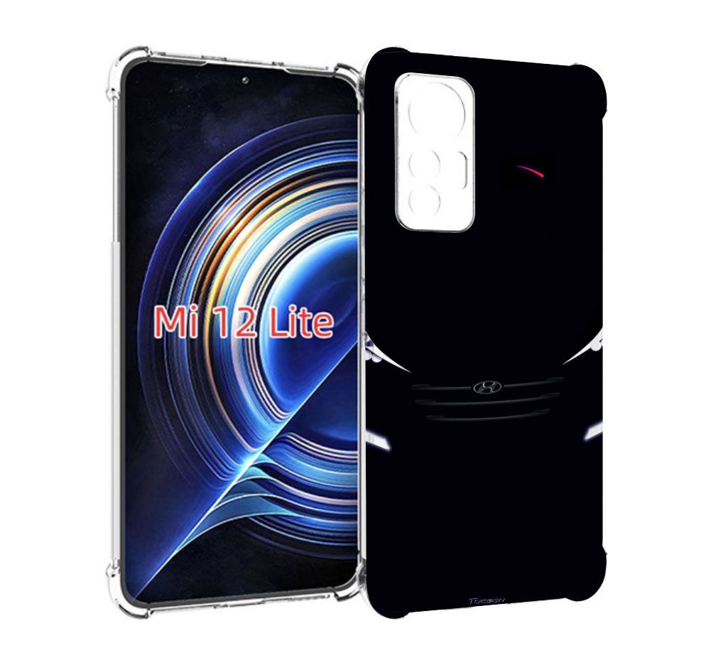 

Чехол MyPads hyundai хендаи 1 для Xiaomi 12 Lite, Прозрачный, Tocco