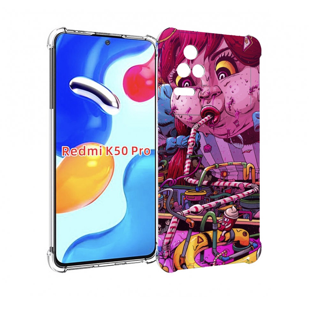 Чехол MyPads прикольная сладкая картинка для Xiaomi Redmi K50 / K50 Pro