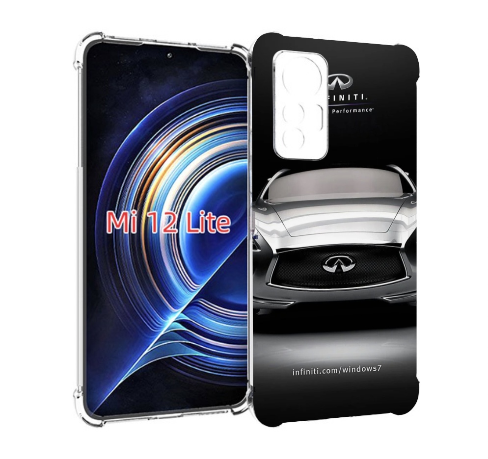 

Чехол MyPads infiniti-инфинити-1 для Xiaomi 12 Lite, Прозрачный, Tocco