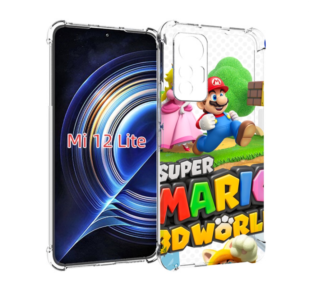 

Чехол MyPads Super Mario 3D World для Xiaomi 12 Lite, Прозрачный, Tocco