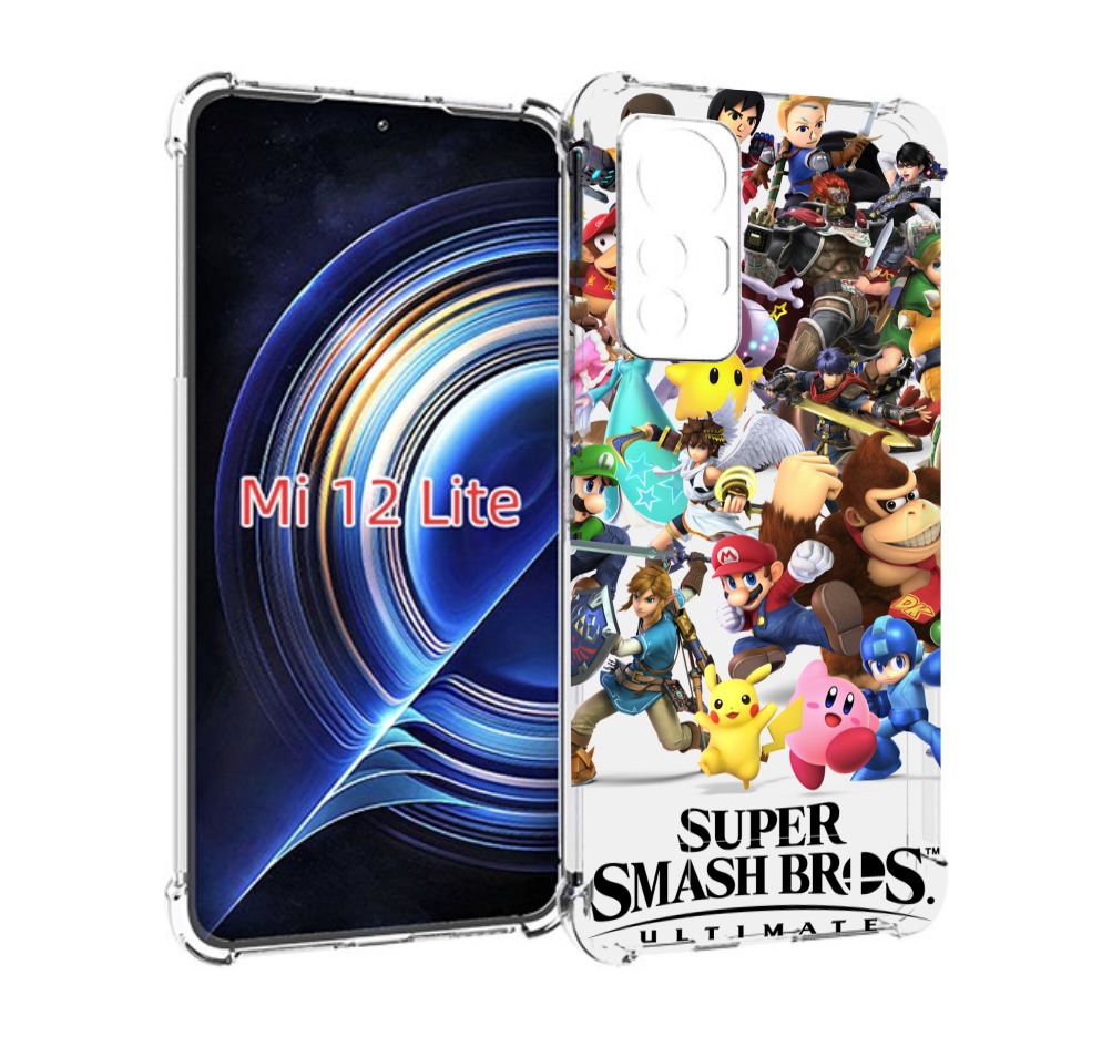 

Чехол MyPads Super Smash Bros для Xiaomi 12 Lite, Прозрачный, Tocco