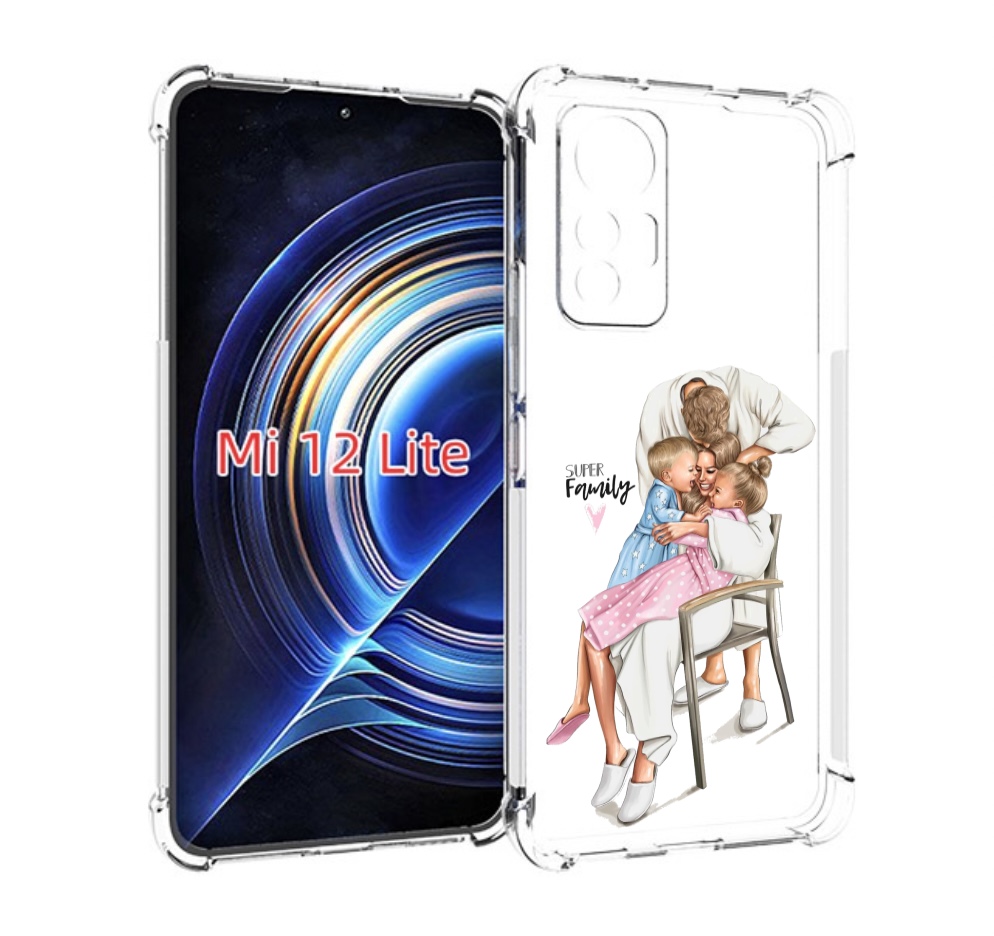 

Чехол MyPads Super-family для Xiaomi 12 Lite, Прозрачный, Tocco