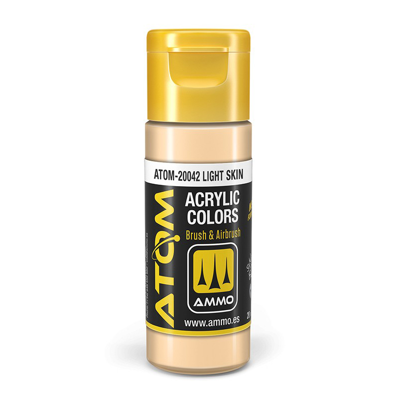 

Акриловая краска Ammo Mig Atom Color Светлая кожа Light Skin ATOM20042