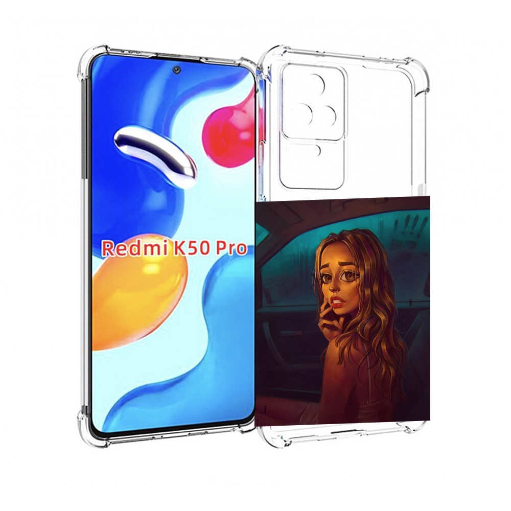 

Чехол MyPads пуп-невесты женский для Xiaomi Redmi K50 / K50 Pro, Прозрачный, Tocco