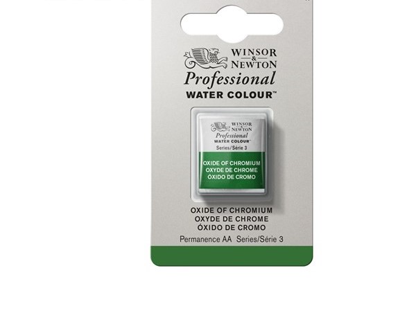 фото Акварель winsor&newton professional в кювете оксид хрома