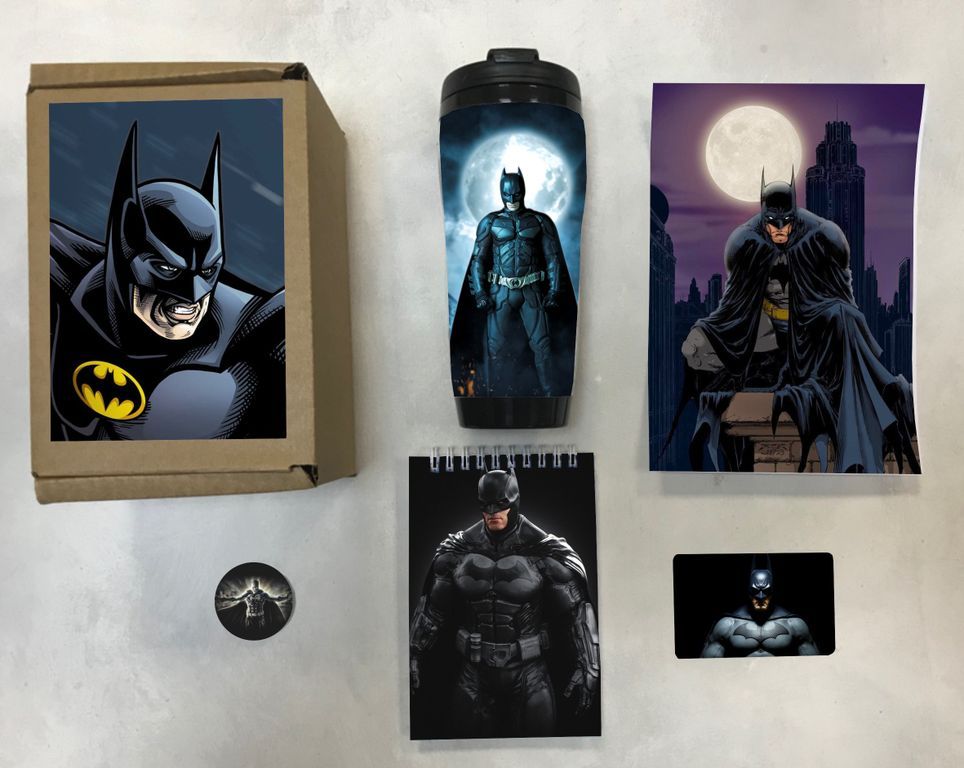 

Бокс с подарком Бэтмен, the Batman - 7, 53401644-1, 5 предметов
