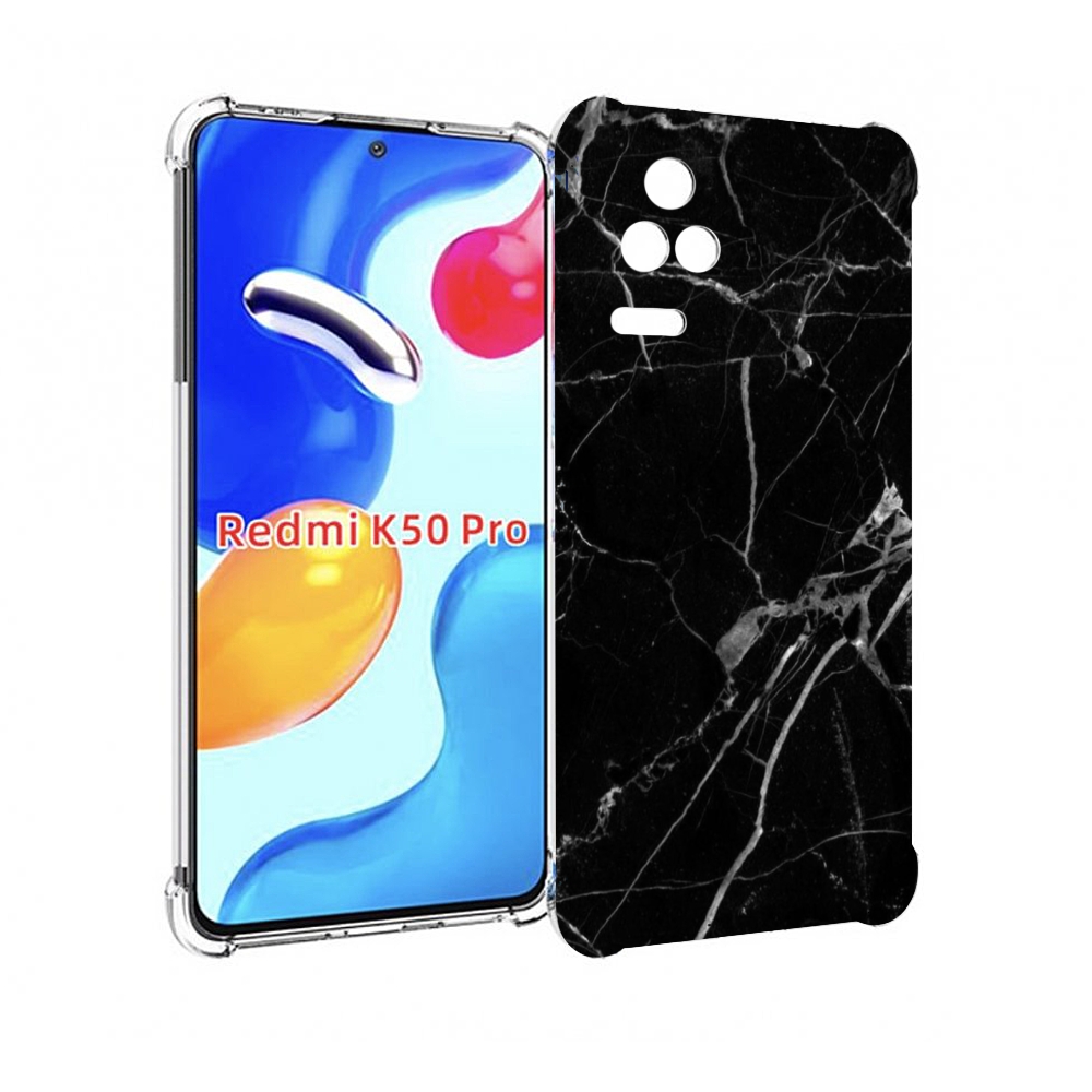 

Чехол MyPads разбитое стекло для Xiaomi Redmi K50 / K50 Pro, Прозрачный, Tocco