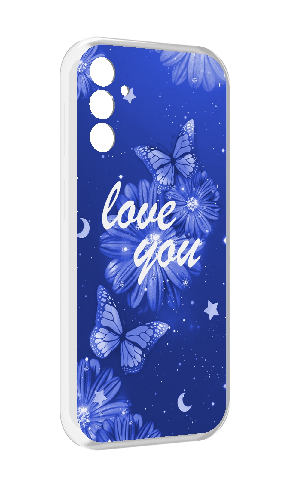 

Чехол MyPads Люблю-тебя-с-бабочками для Samsung Galaxy M13, Прозрачный, Tocco