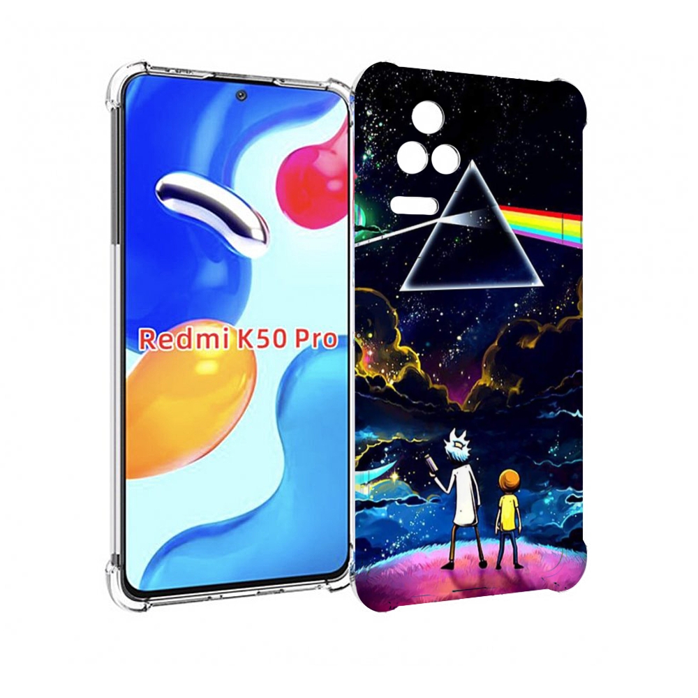 

Чехол MyPads рик и морти в космосе для Xiaomi Redmi K50 / K50 Pro, Прозрачный, Tocco