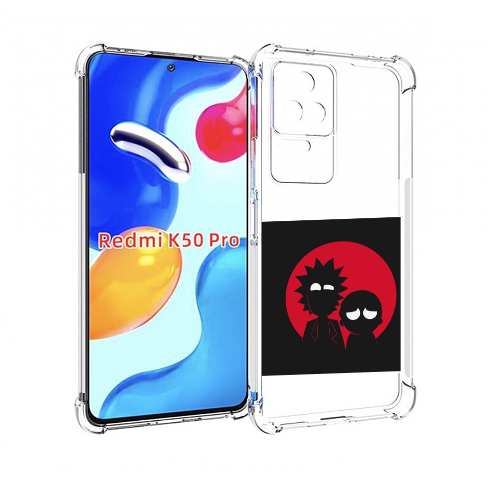 

Чехол MyPads рик и морти в тени для Xiaomi Redmi K50 / K50 Pro, Прозрачный, Tocco