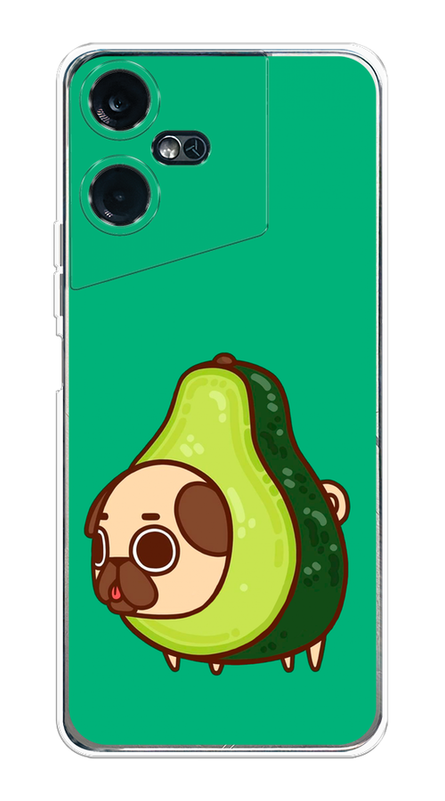 

Чехол на Tecno Pova Neo 3 "Мопс авокадик", Зеленый, 304450-1