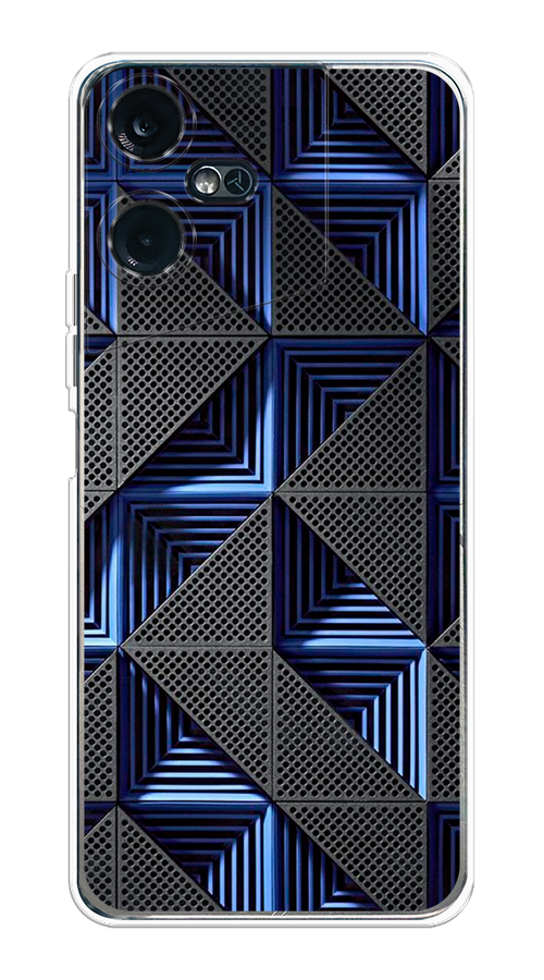 

Чехол на Tecno Pova Neo 3 "IBM", Серый;синий, 304450-3