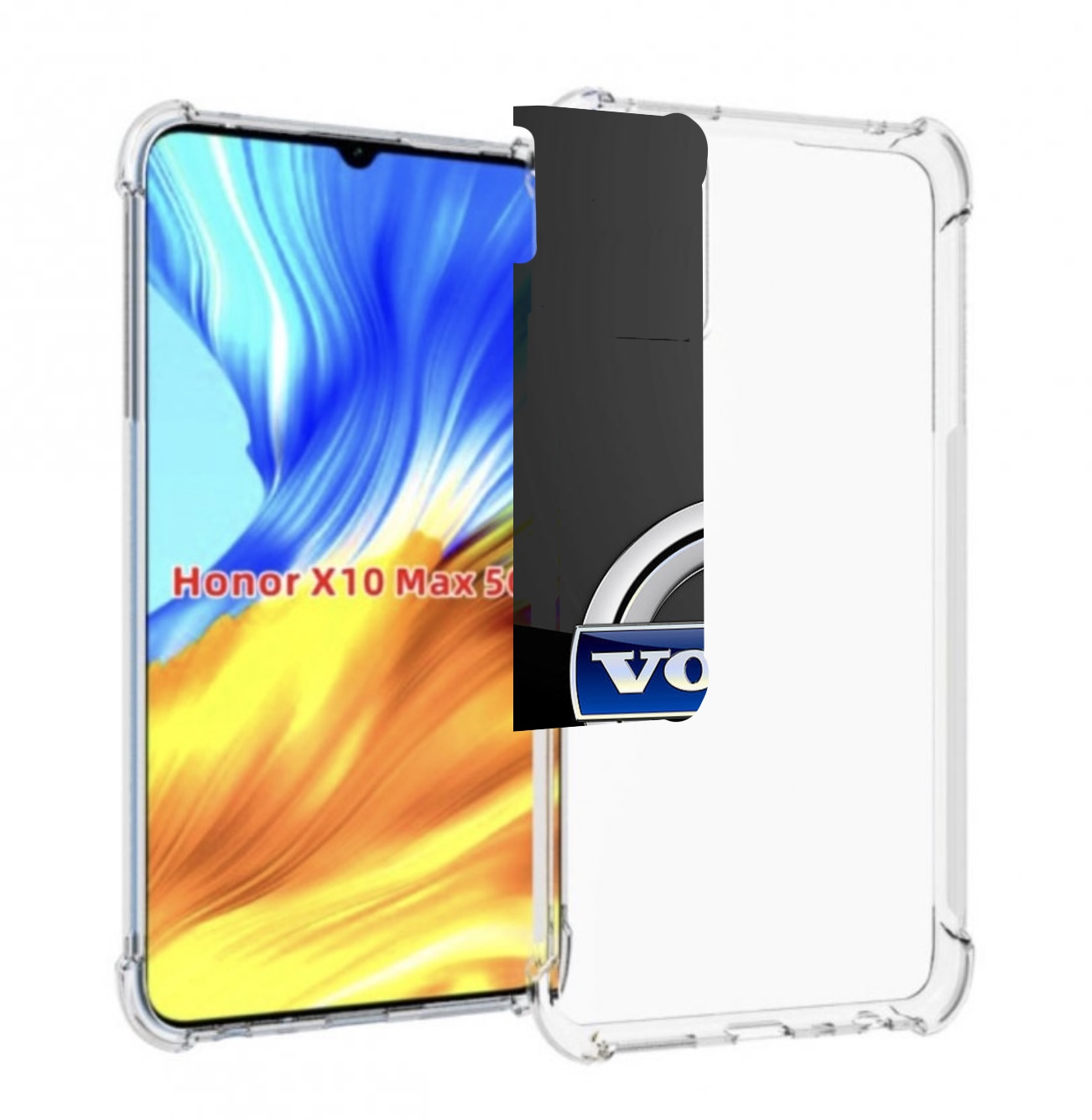 

Чехол Mypads Volco 2 Мужской Для Honor X10 Max, Прозрачный, Tocco