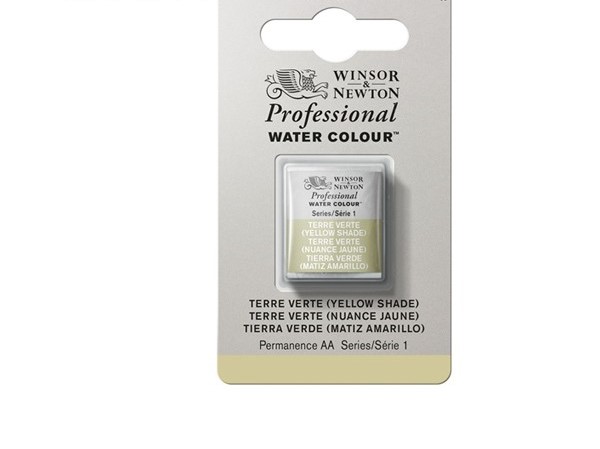 фото Акварель winsor&newton professional в кювете глауконит