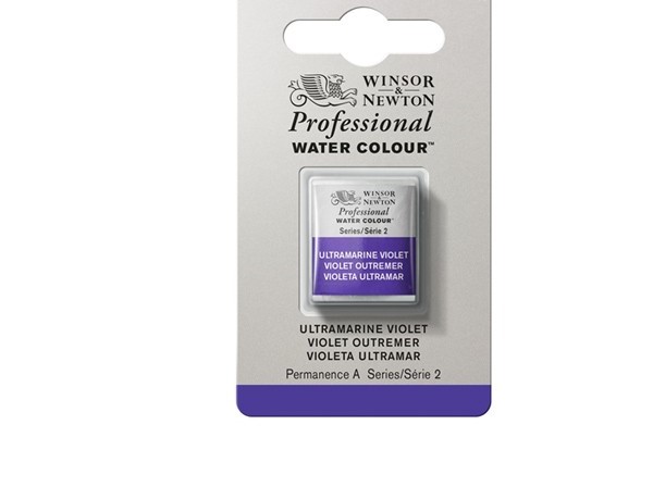 фото Акварель winsor&newton professional в кювете ультрафиолет