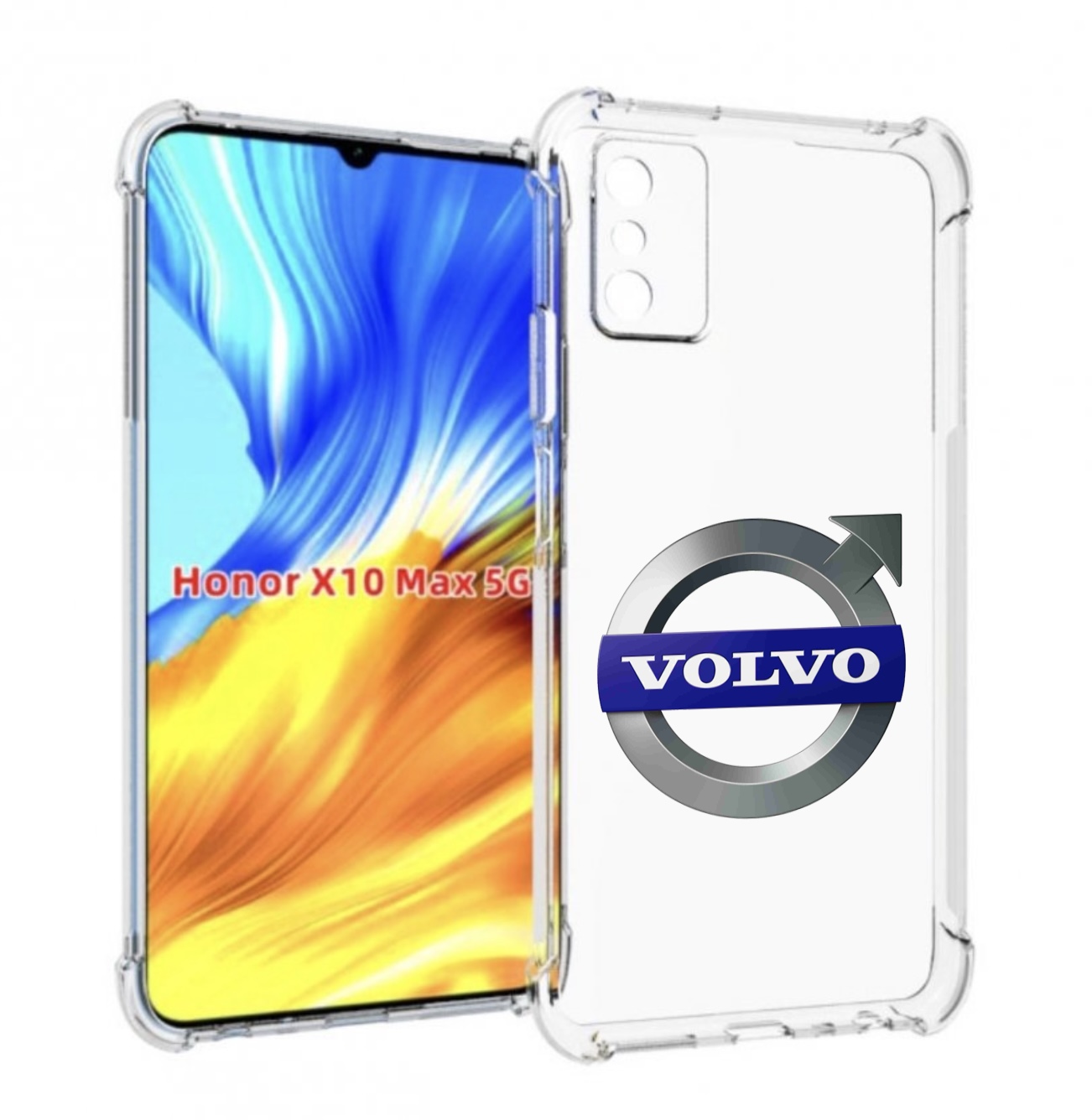 

Чехол Mypads Volvo Мужской Для Honor X10 Max, Прозрачный, Tocco