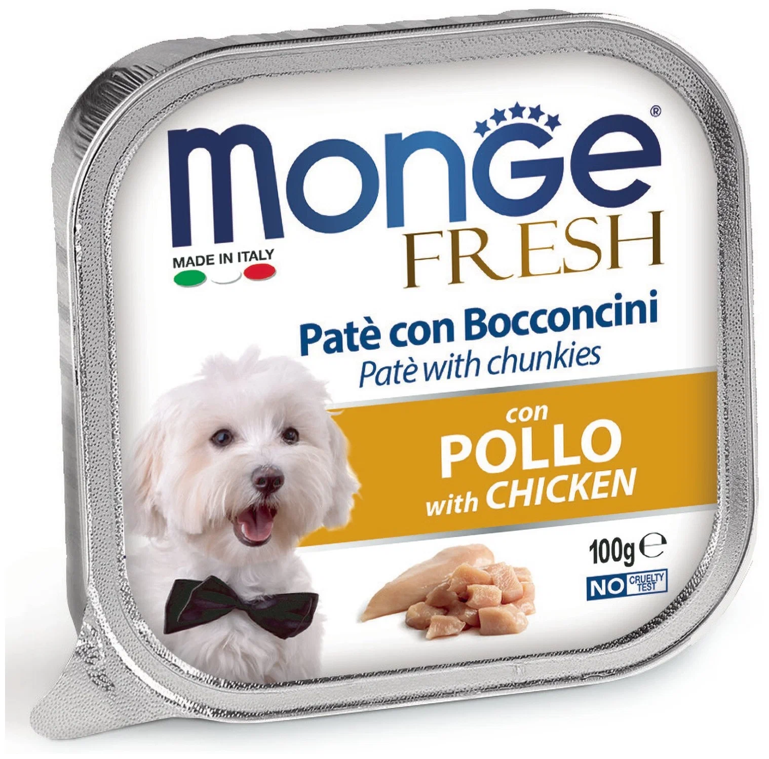 

Консервы для собак Monge Fresh, с курицей, 100 г