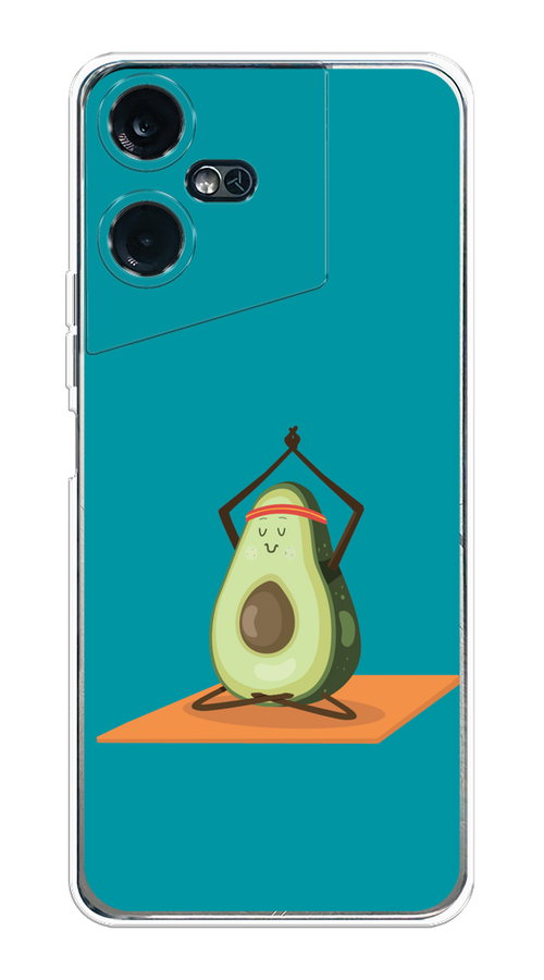 

Чехол на Tecno Pova Neo 3 "Расслабься с авокадо", Бирюзовый, 304450-6