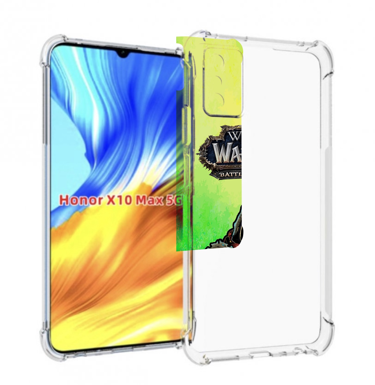 

Чехол MyPads world-of-warcraft мужской для Honor X10 Max, Прозрачный, Tocco