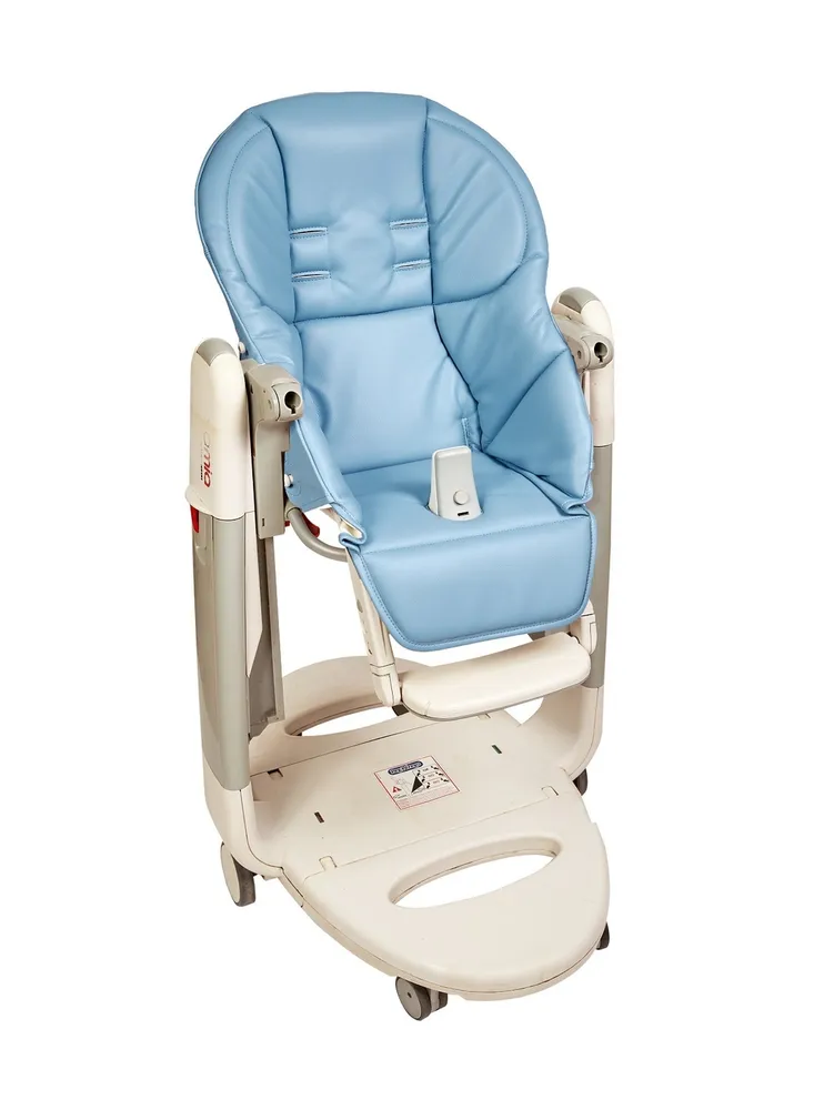 Чехол Capina из эко-кожи на стульчик Peg-Perego Tatamia Голубой