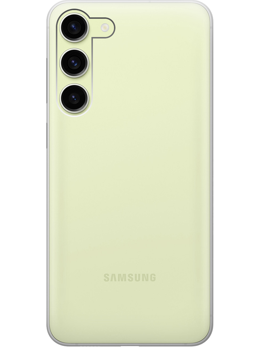 

Силиконовый чехол на Samsung Galaxy S23+ прозрачный, 767959331