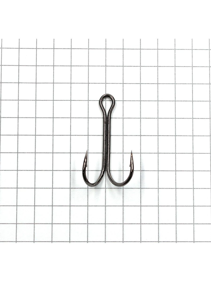 Крючок Namazu «Double Hook Long», размер 4 (INT), цвет BN, двойник (50 шт.)/300/