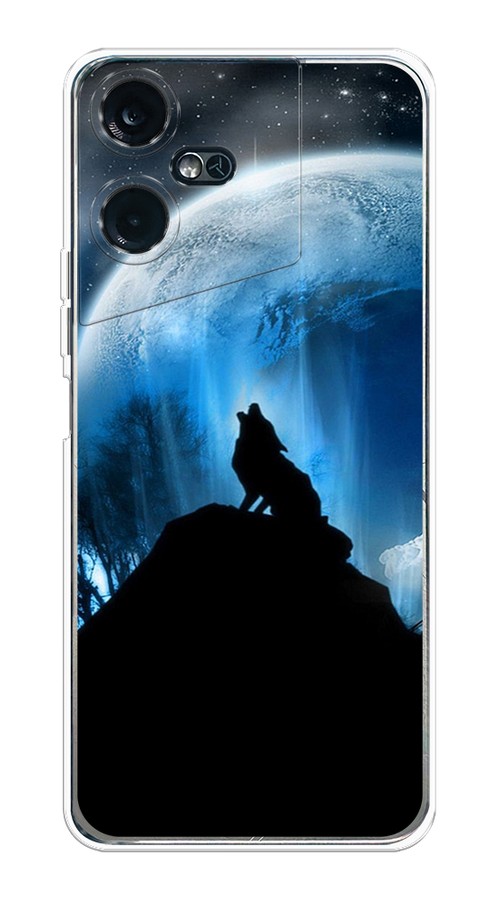 

Чехол на Tecno Pova Neo 3 "Волк 2", Синий;черный;белый, 304450-1