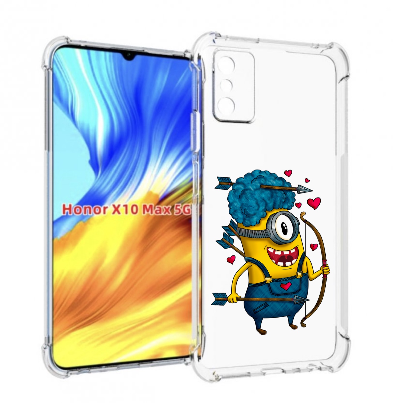 

Чехол MyPads Миньон купидон для Honor X10 Max, Прозрачный, Tocco