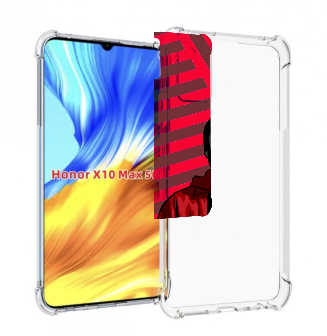 

Чехол MyPads Богата-Бумажный-дом для Honor X10 Max, Прозрачный, Tocco
