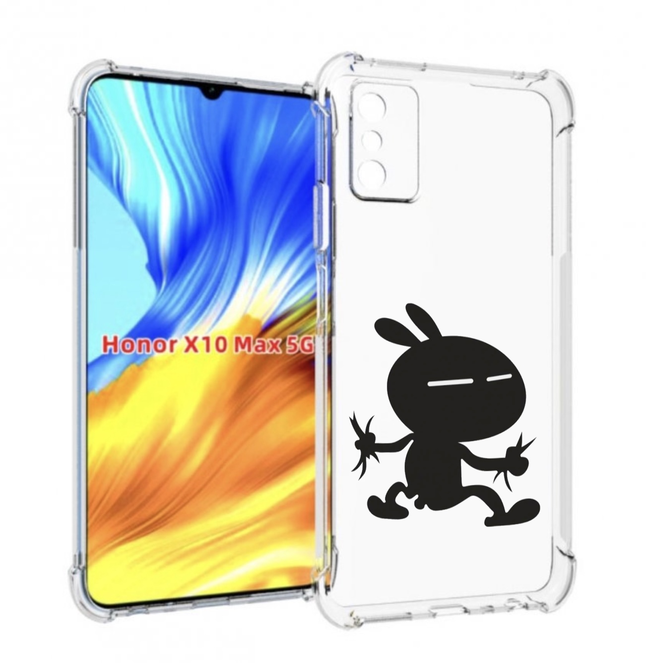 

Чехол MyPads Боец для Honor X10 Max, Прозрачный, Tocco