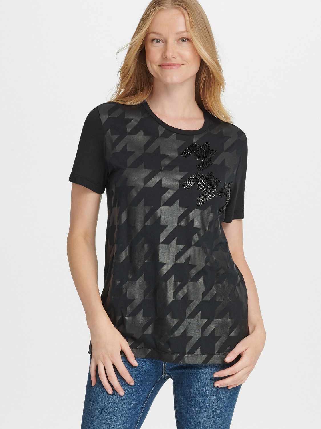 

Блуза женская DKNY P9JH7CNA/BBLS черная S, P9JH7CNA