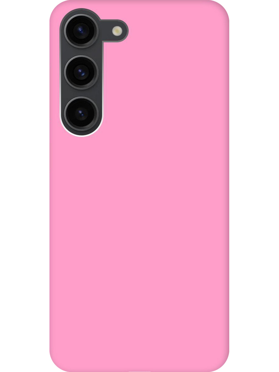 

Силиконовый чехол на Samsung Galaxy S23 матовый розовый, 767959521