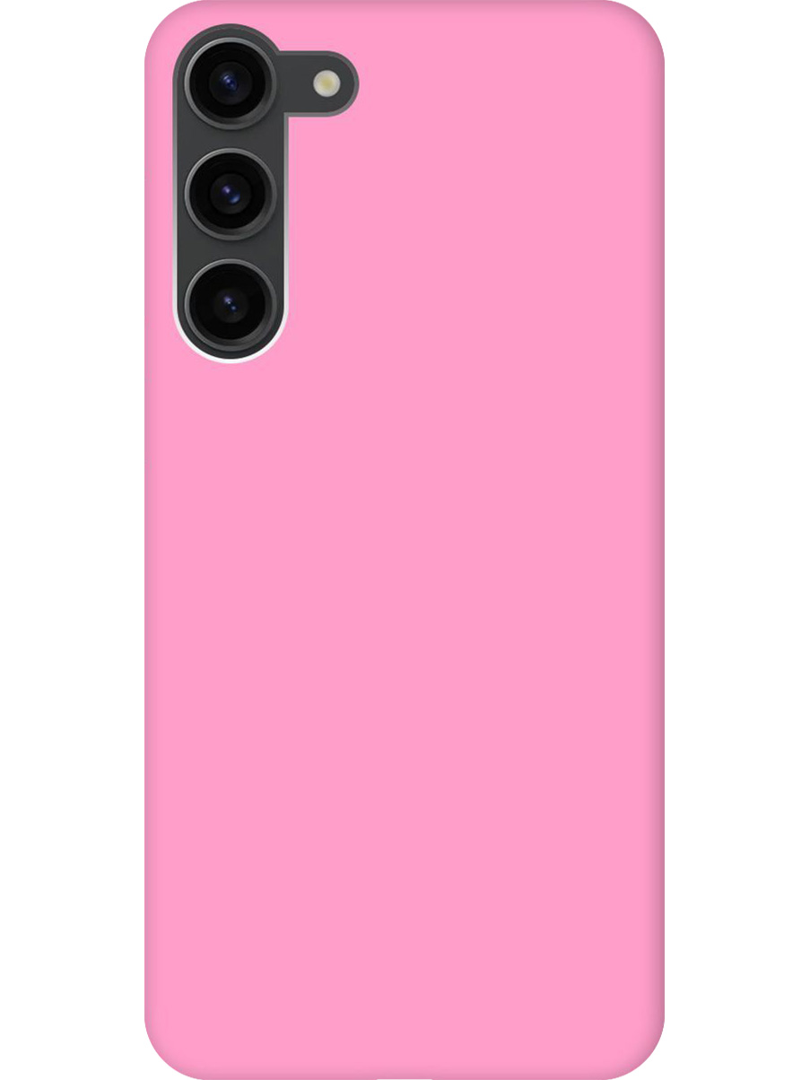

Силиконовый чехол на Samsung Galaxy S23+ матовый розовый, 767959321