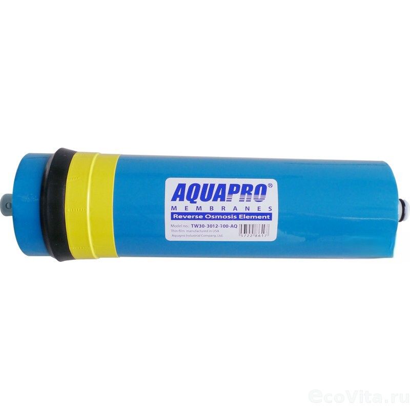 

Мембрана обратного осмоса Aquapro TW30-3012-700-AQ 600-700 гал./д., Белый