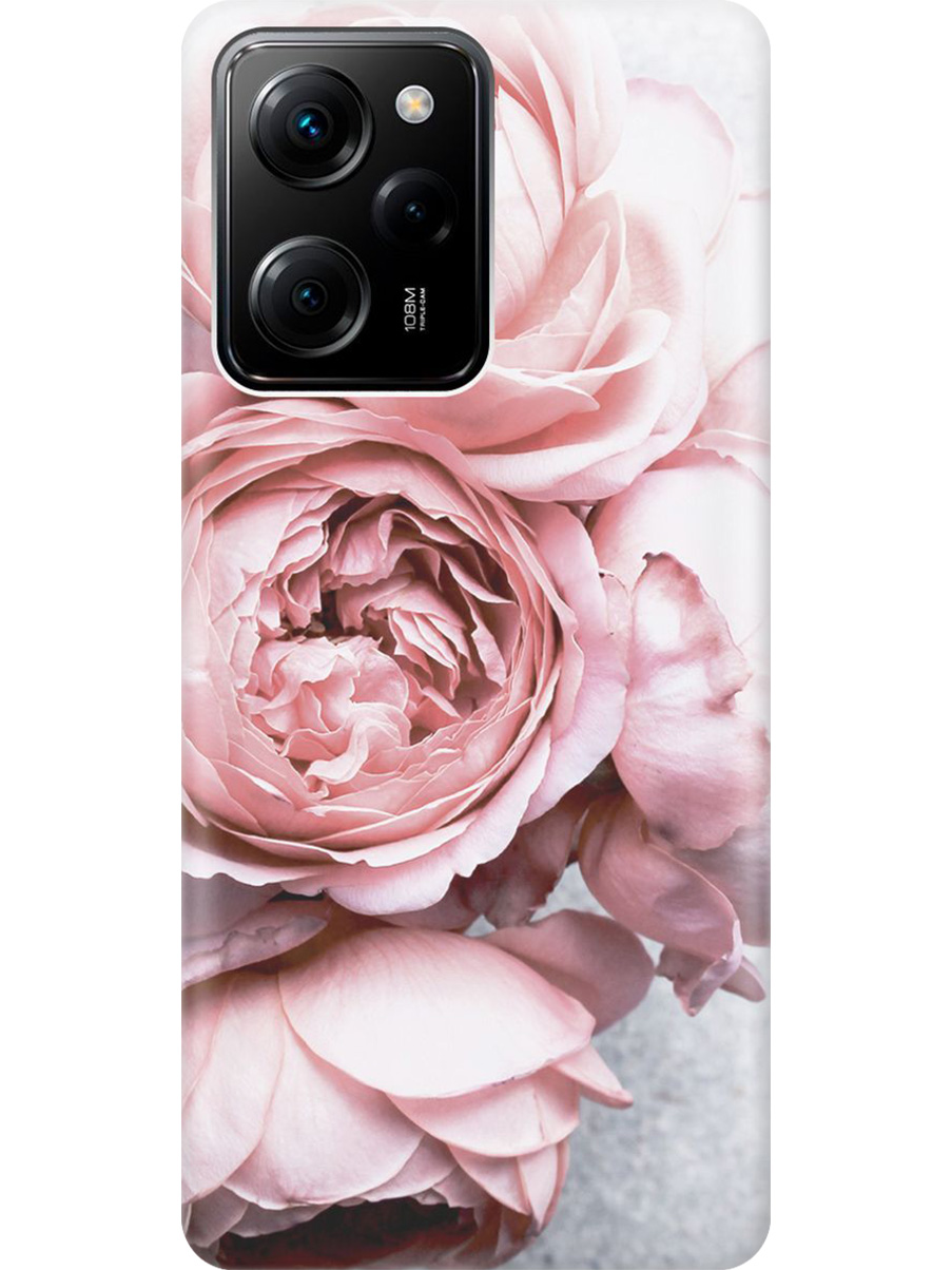 

Силиконовый чехол на Poco X5 Pro 5G с принтом "Нежность", Прозрачный;белый;зеленый;розовый, 767959721