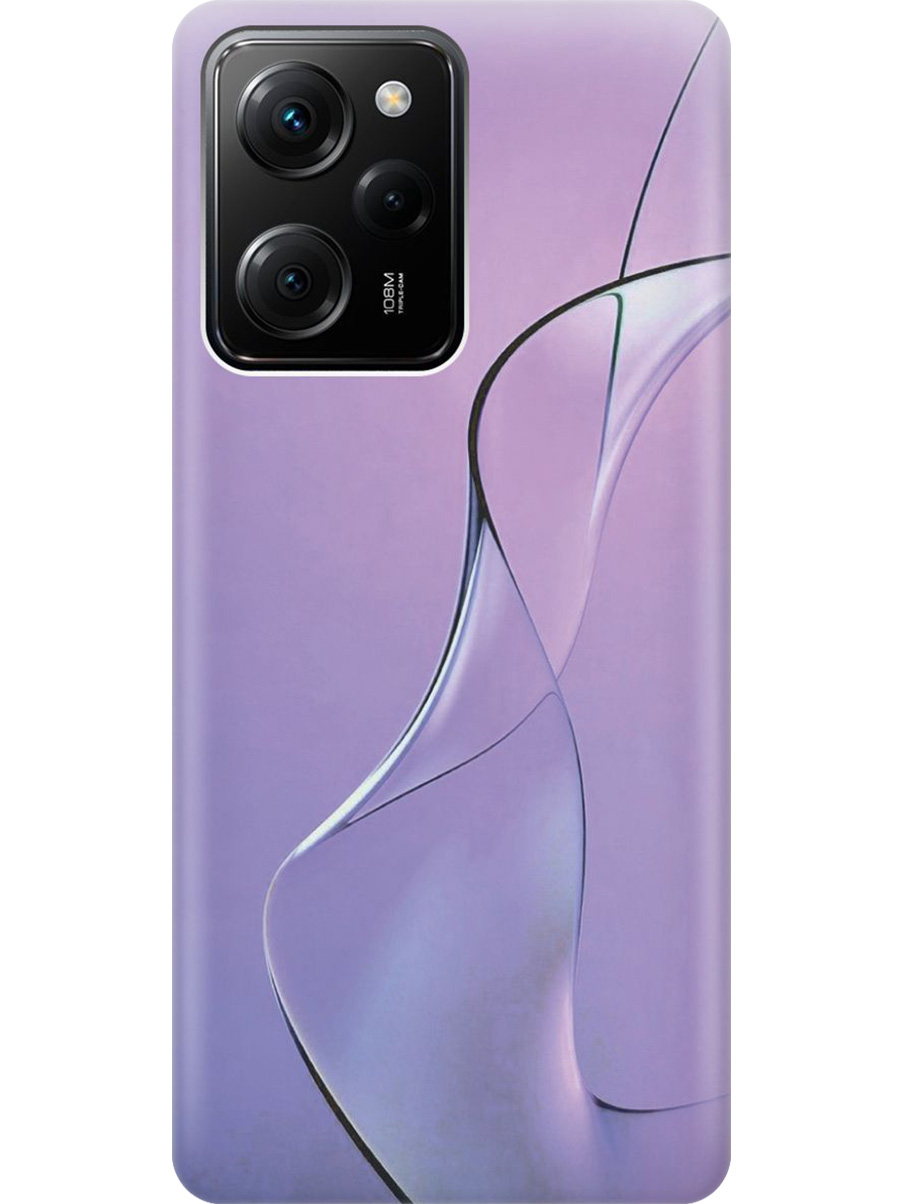 

Силиконовый чехол на Poco X5 Pro 5G с принтом "Сиреневый изгиб", Прозрачный;розовый;фиолетовый, 767959731