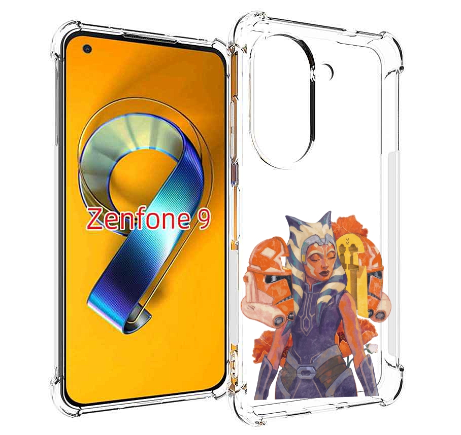 

Чехол MyPads тогрута-асока-тано для Asus Zenfone 9 (AI2202), Прозрачный, Tocco