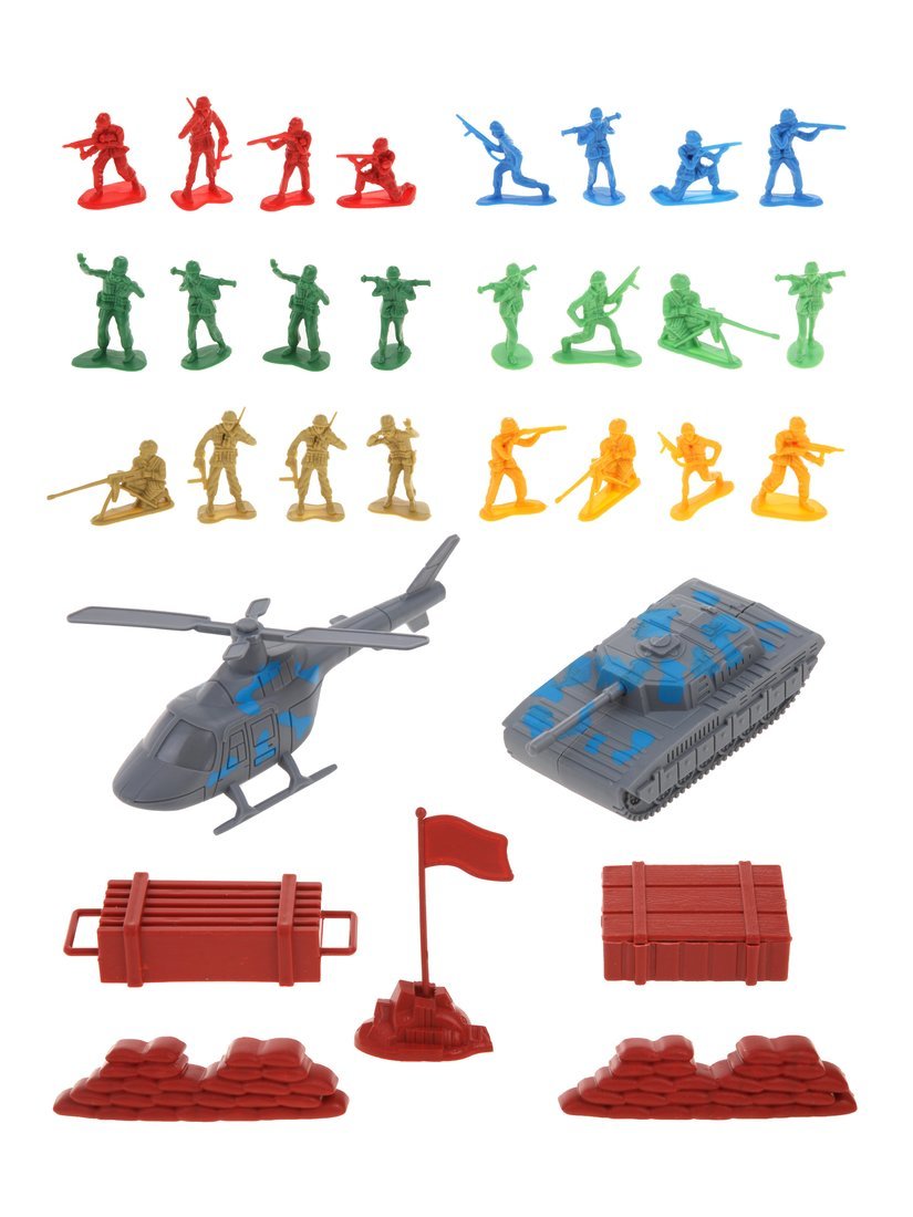 Набор Военный, 32 предмета,  пакет