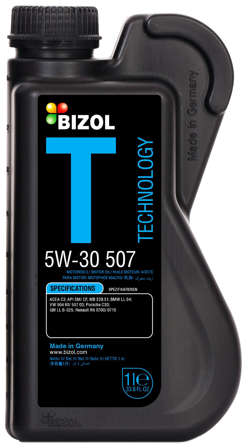 фото Bizol масло моторное синтетическое technology 5w-30 507 sm c3 1л