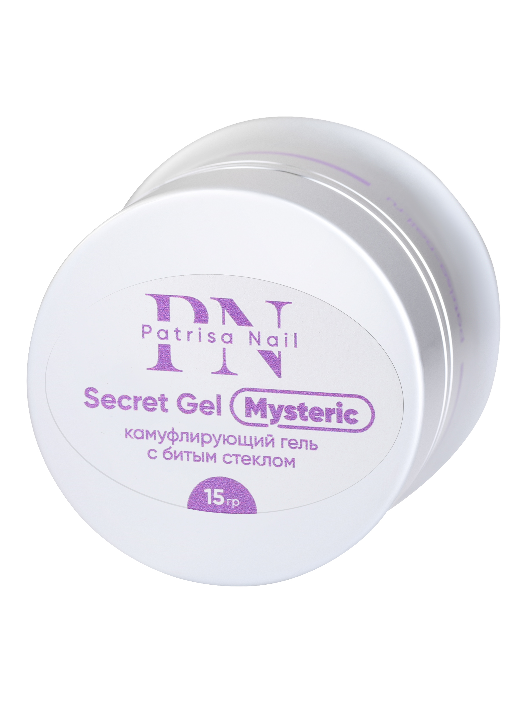 Гель для ногтей Patrisa Nail Secret Gel Mysteric камуфлирующий эффект битого стекла 15 г мариана или девочка из стекла 4 вебб х