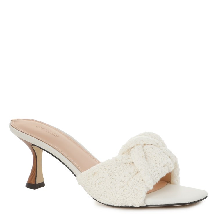 

Мюли женские Guess FL6D2RLAC03 белые 37 EU, FL6D2RLAC03